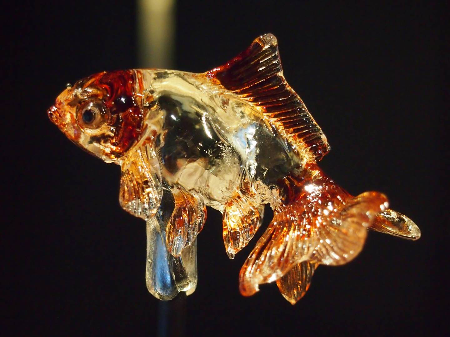 Goldfisch-Amezaiku-Figur