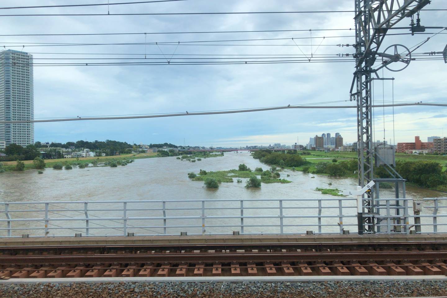 tamagawa bei schönem wetter