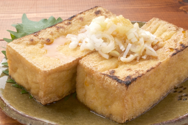 atsuage: frittierter Tofu