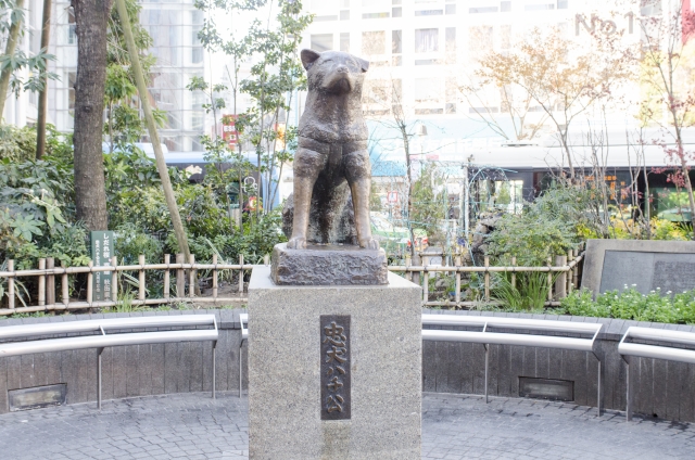 Hachikō-Statue in Shibuya