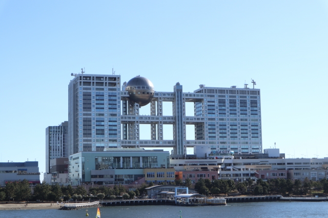 Fuji TV Hauptquartier auf Odaiba