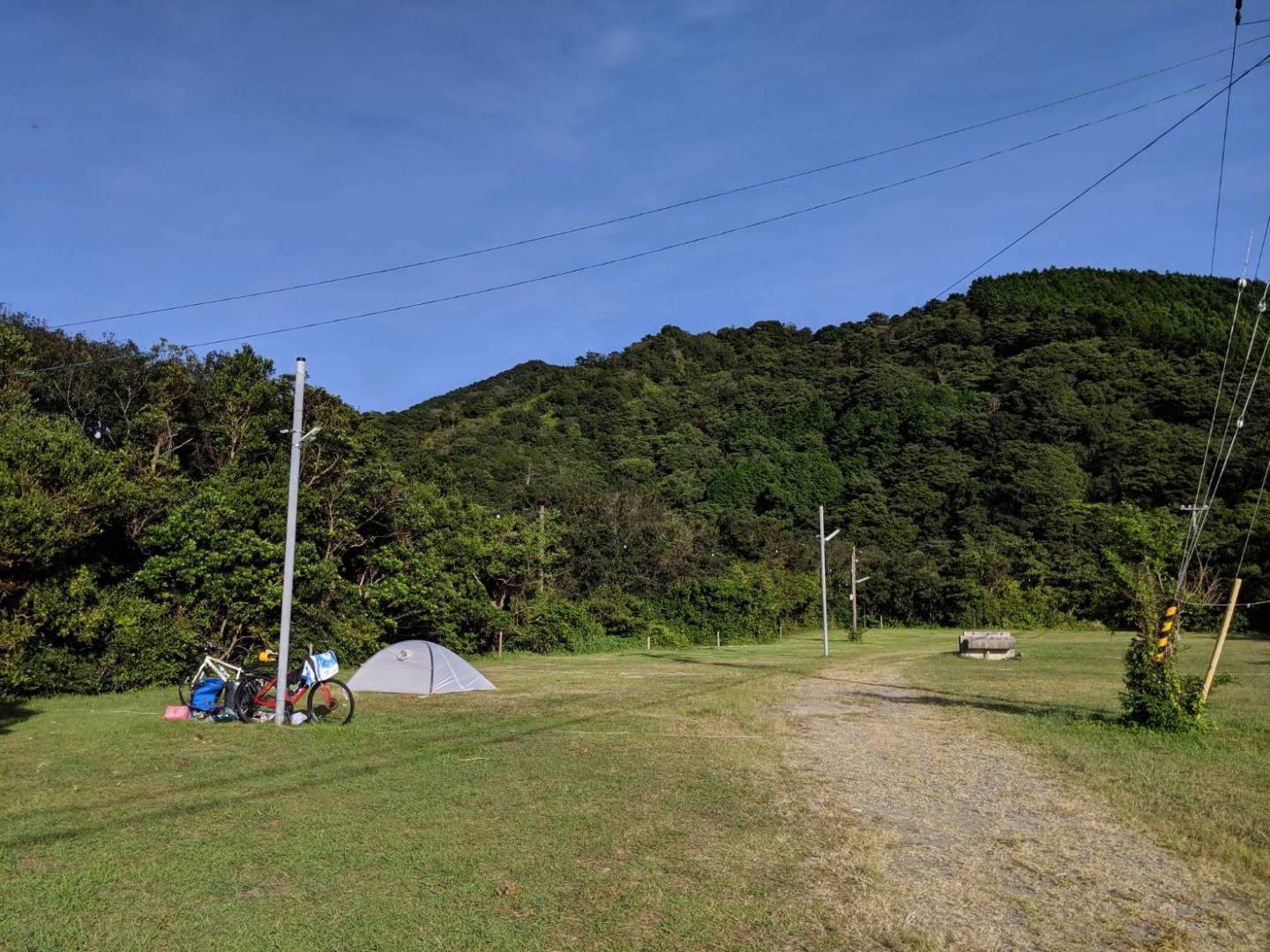 Campingplatz auf Shikoku