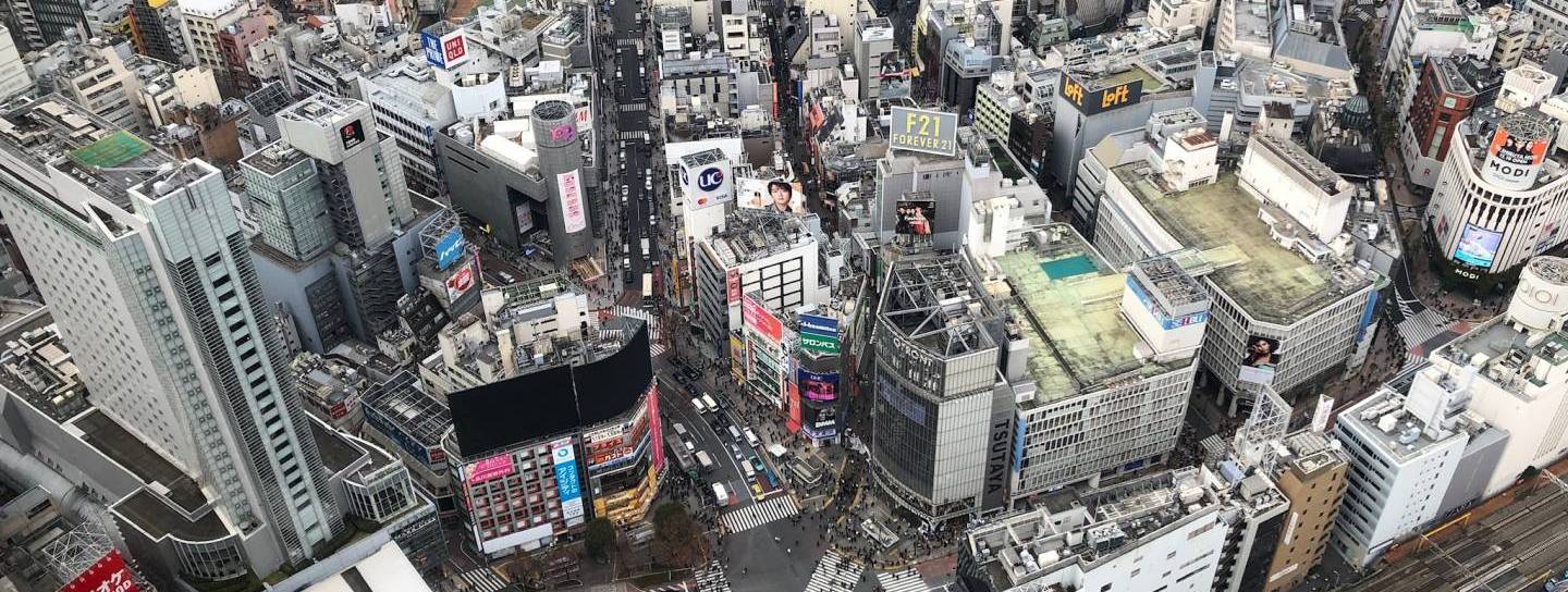 Ansicht Tokyo von oben