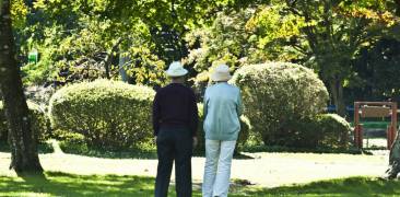 Senioren im Park