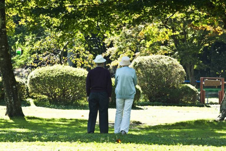 Senioren im Park