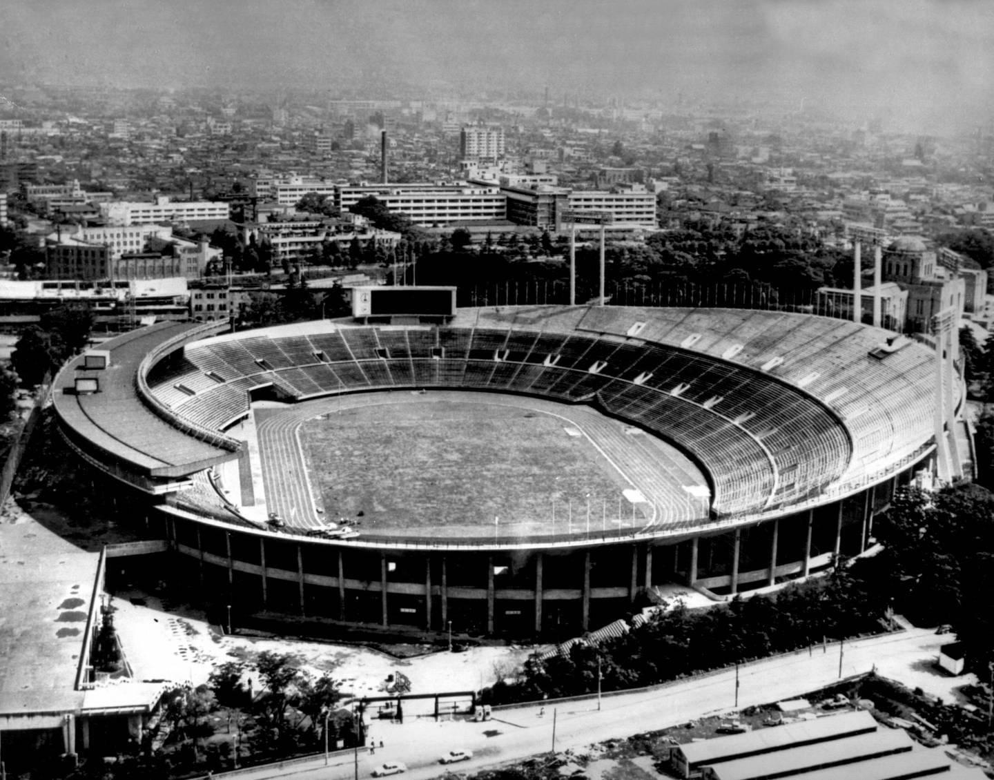 Nationalstadion in 1964