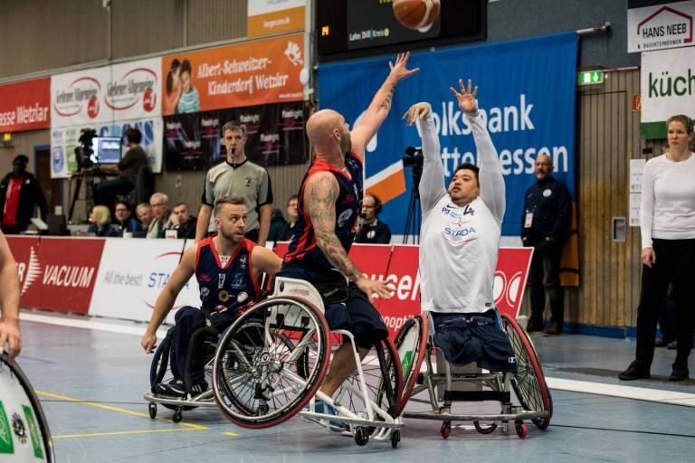 Foto von Kōzai Hiroaki während des WBF Champions League Vorrundenspiels