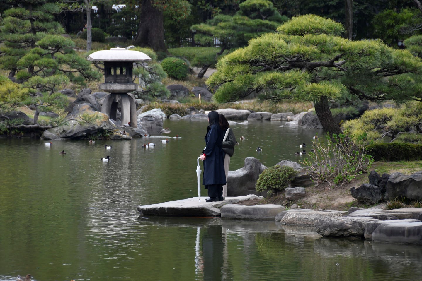 Japanischer Garten im Kiyosumi-Park