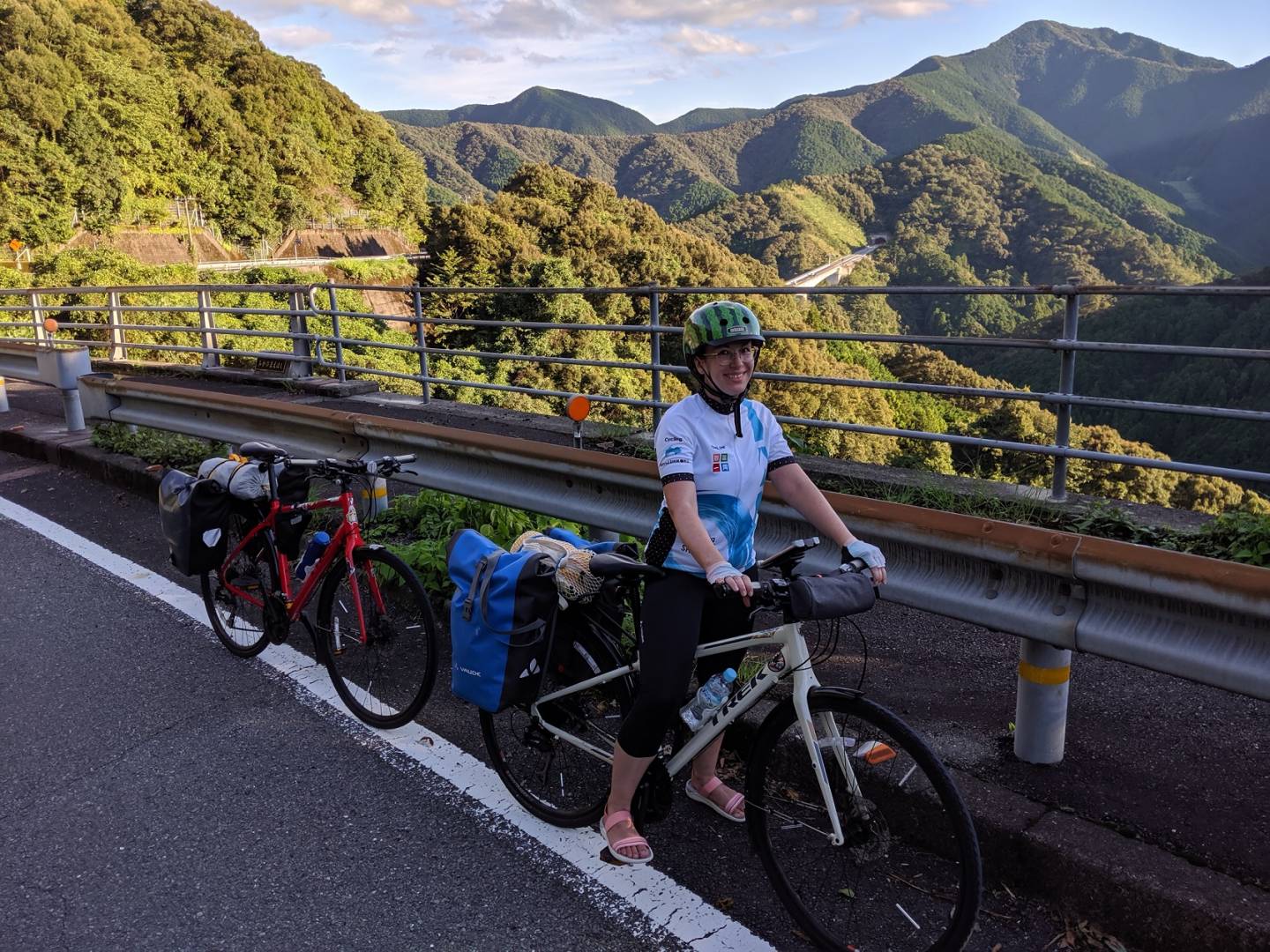 Stephanie Drewing auf dem Rad