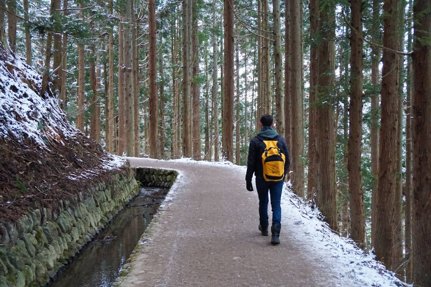 Schneeschuh-Wanderung in Nagano