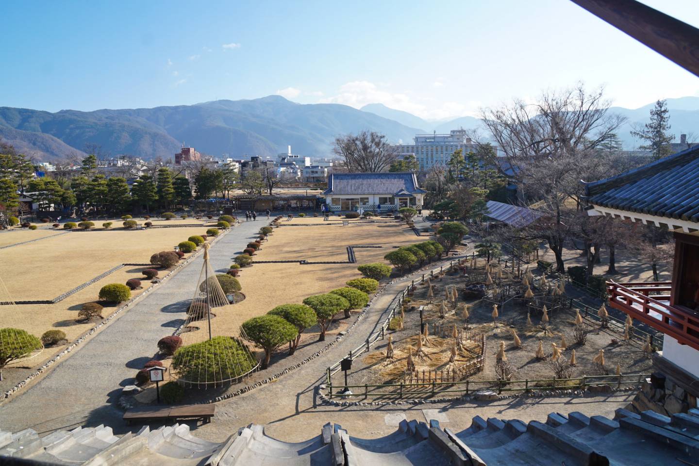 Landschaftsgarten der Burg Matsumoto