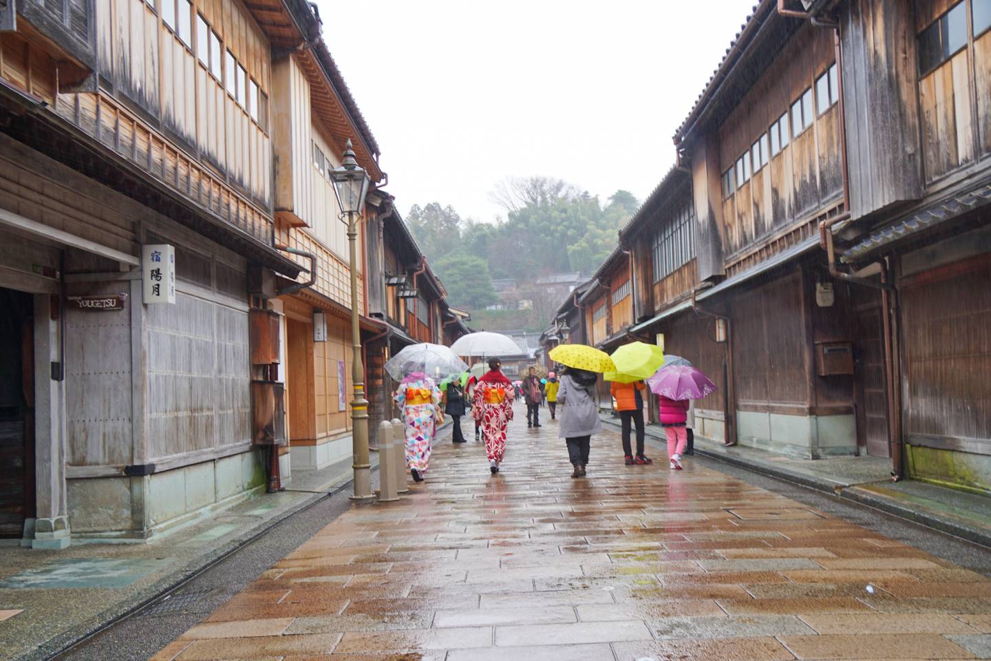 Alte Straßen in Kanazawa