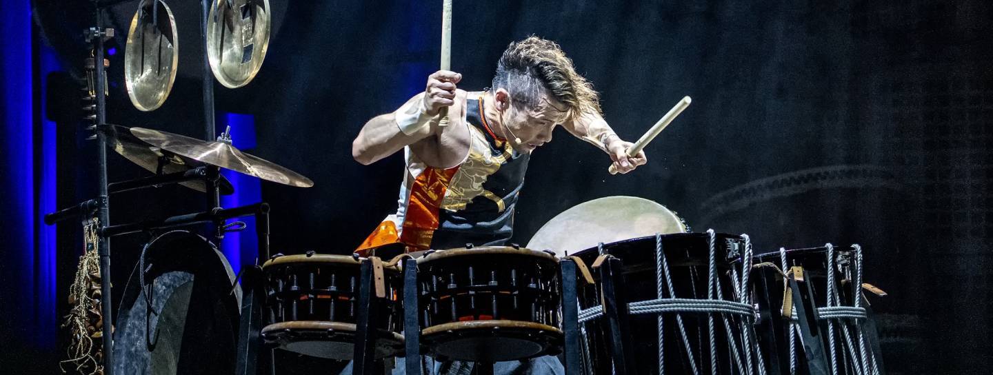 Taiko-Künstler Taniguchi Takuya