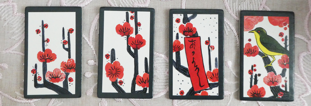 Hanafuda Februar-Karten