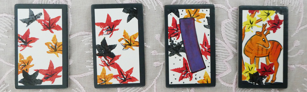 Hanafuda Oktober-Karten