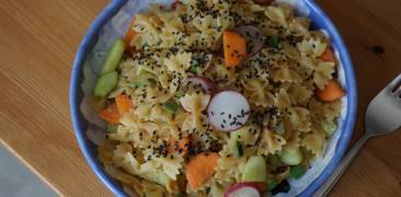 Wafū Pasta mit Miso und Gemüse