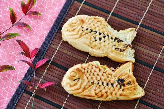 Taiyaki (Gebäck in Fischform)