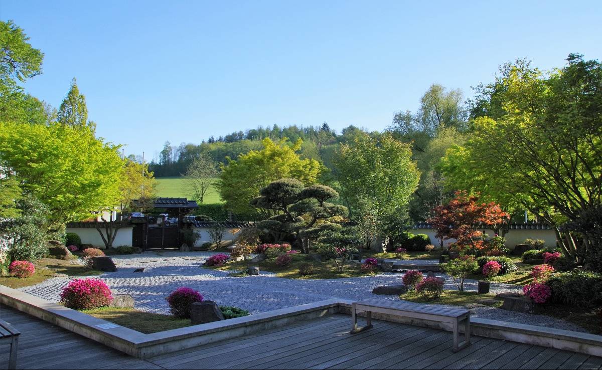 Der japanische Garten in Bielefeld.