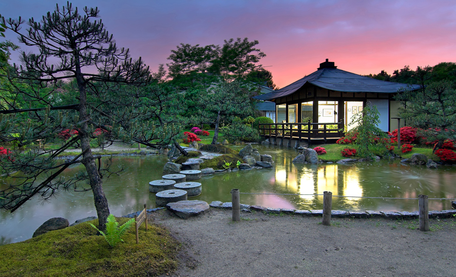 Japanischer Bonsaigarten in Schielowsee