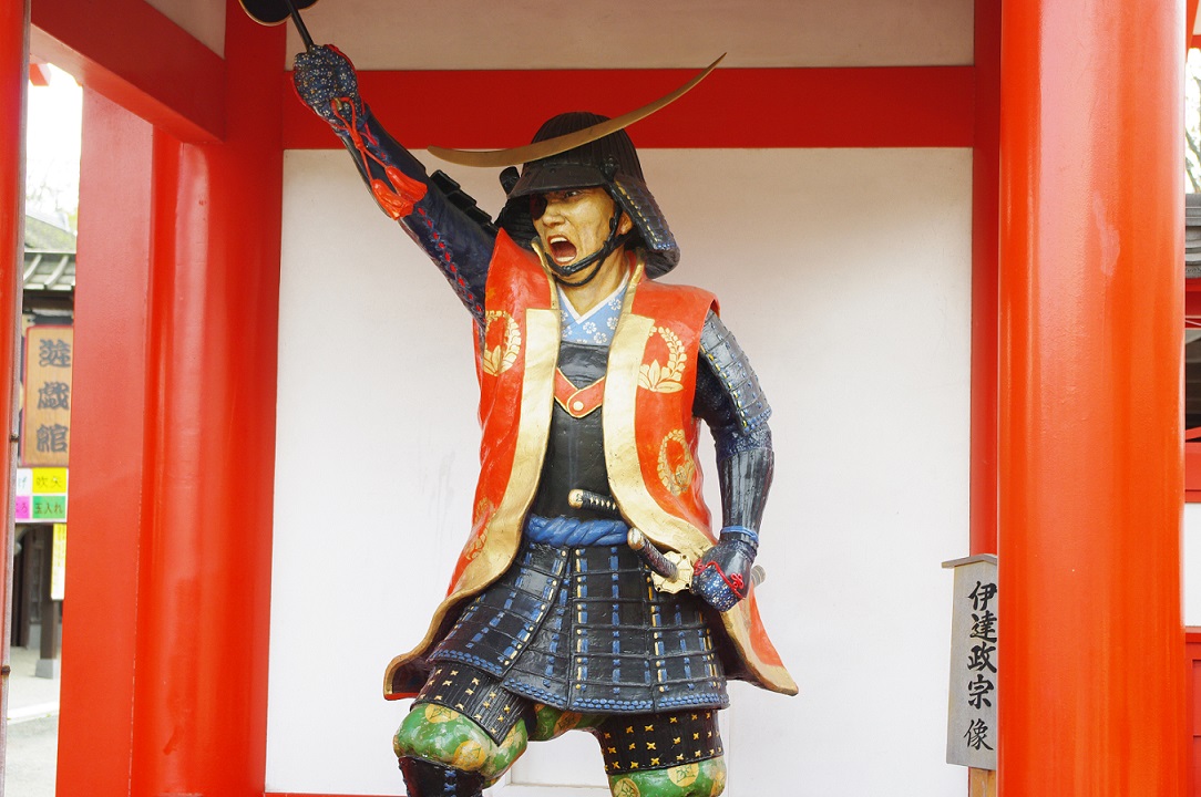 Statue von Date Masamune in Hokkaido