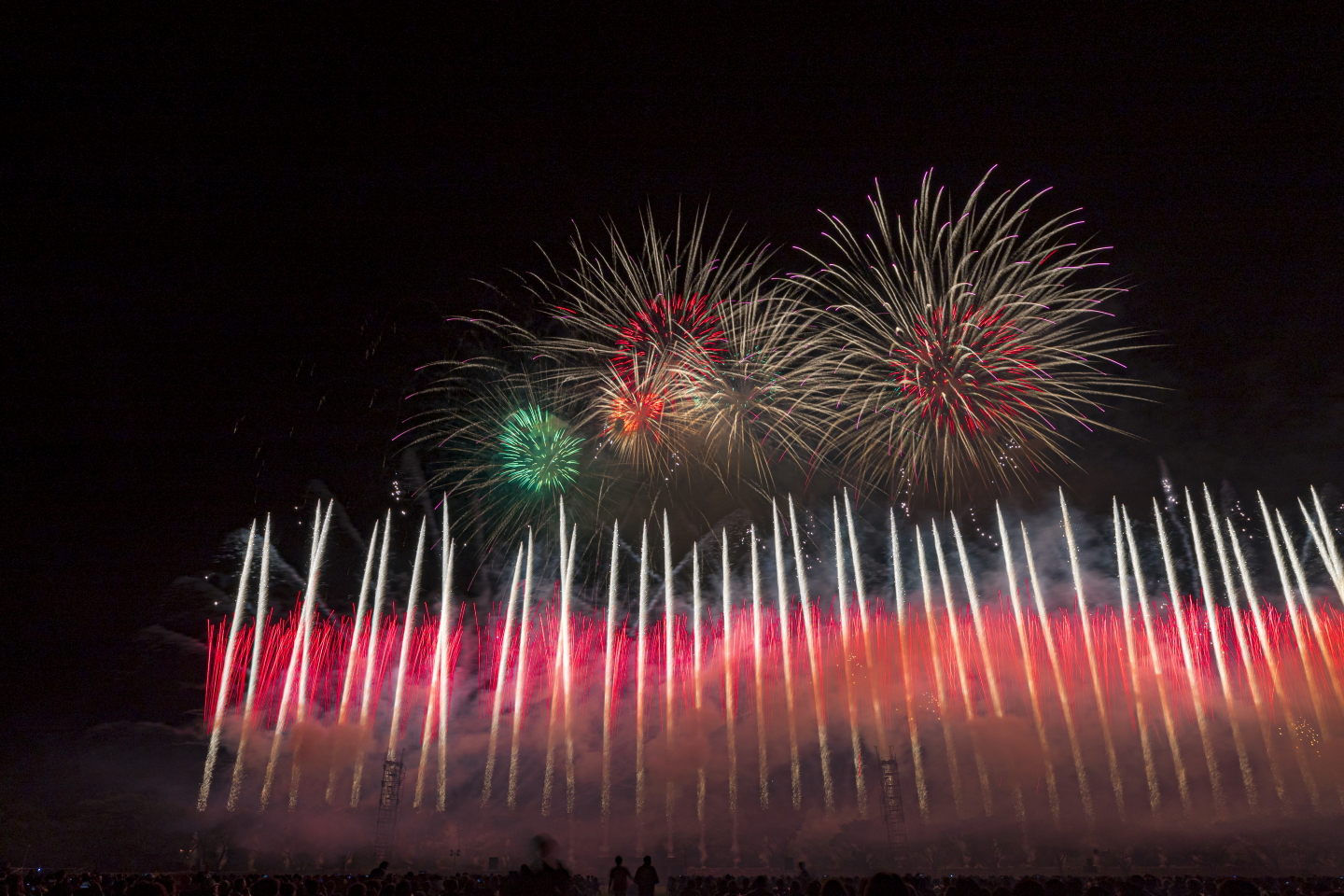 Feuerwerk in Numata