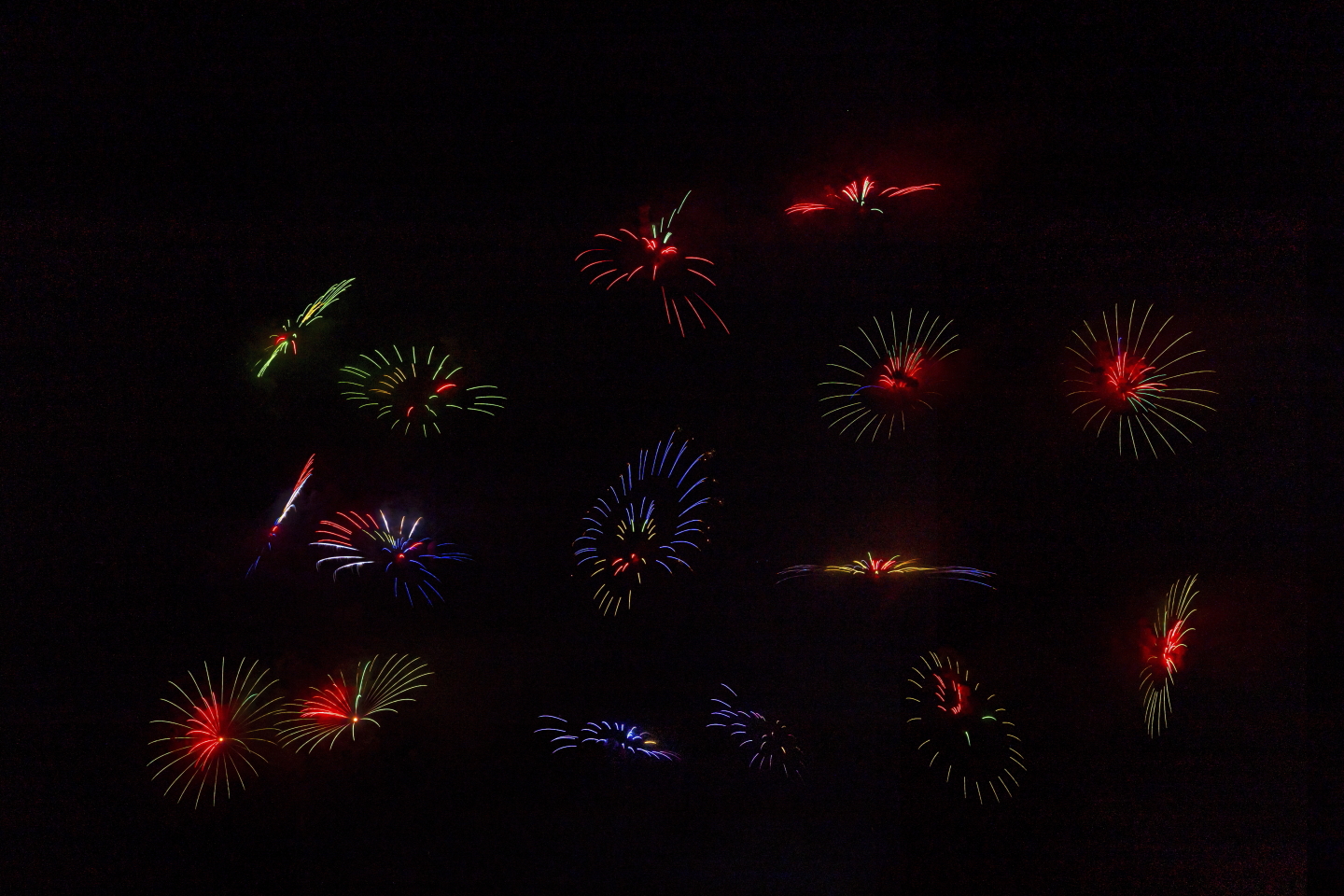 Feuerwerk in Numata