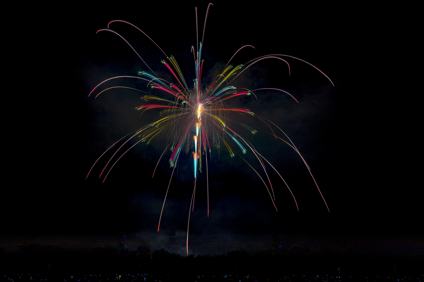 Feuerwerk in Numata