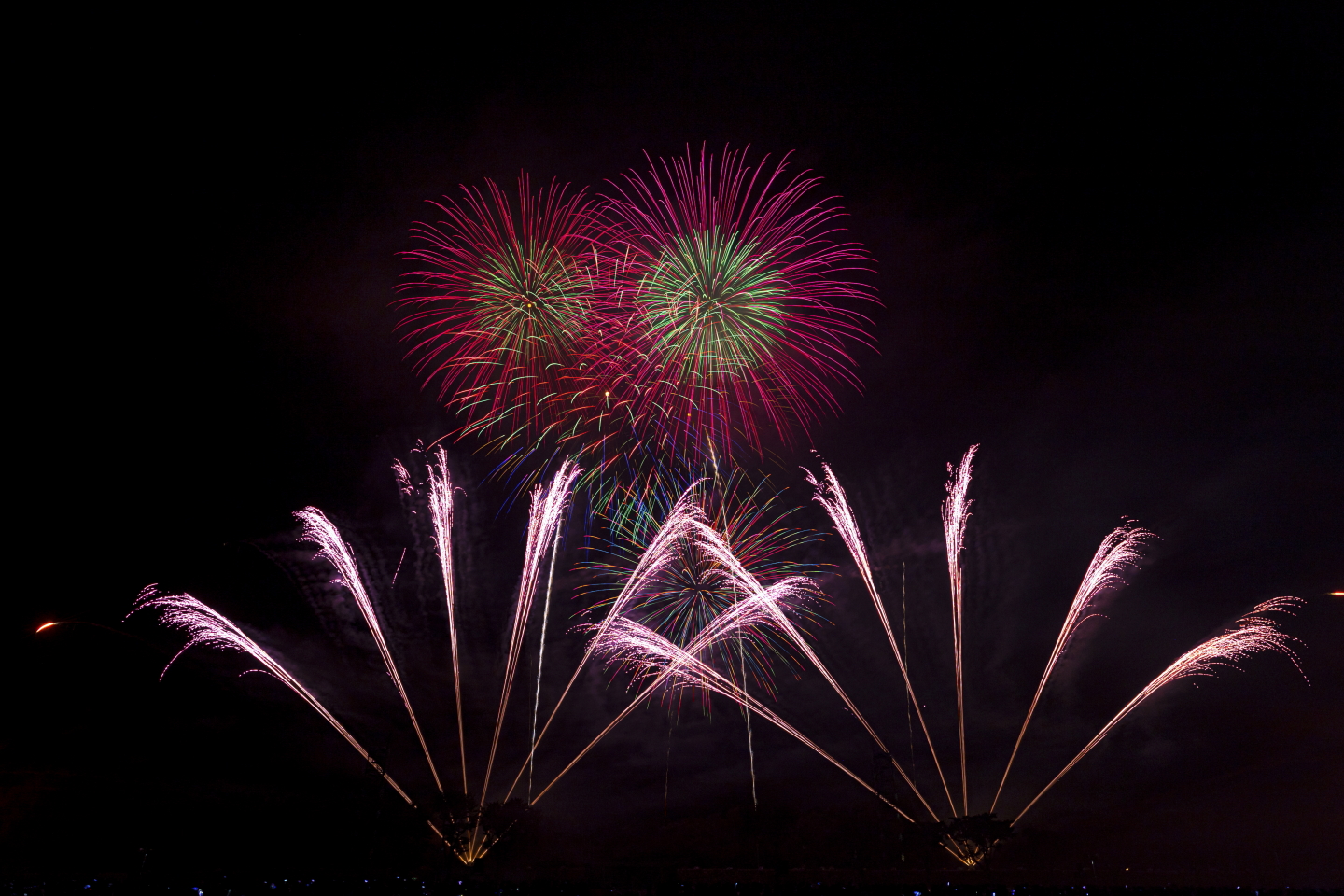 Feuerwerk in Numata