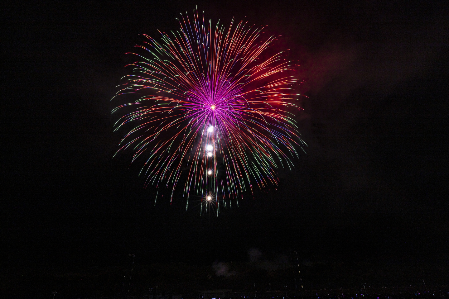 Feuerwerk in Numata
