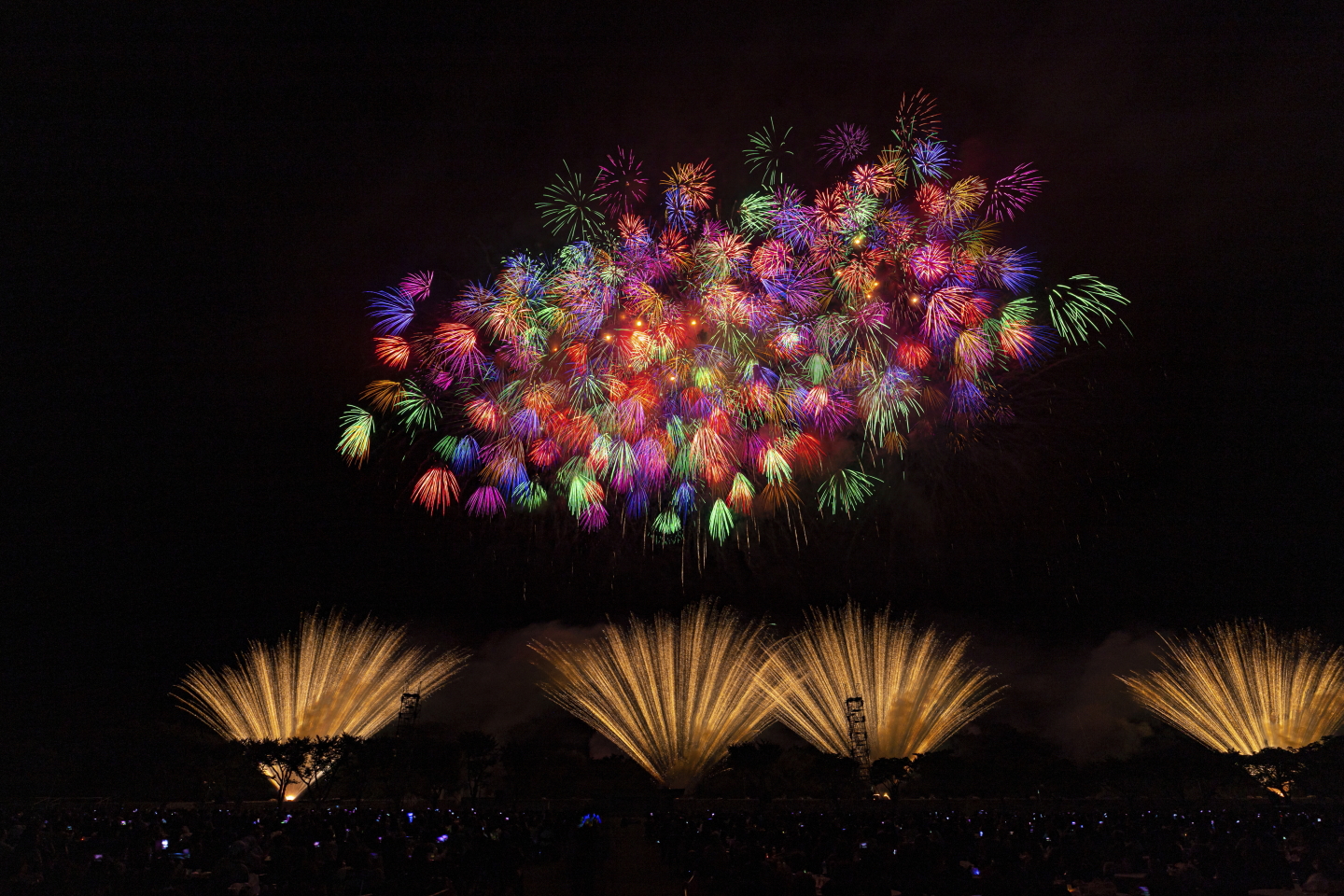 Feuerwerk in Numata