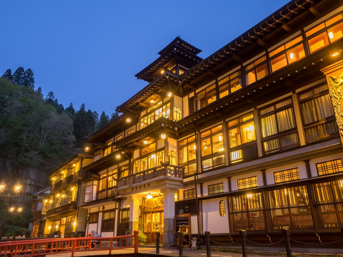 Ryokan bei Nacht