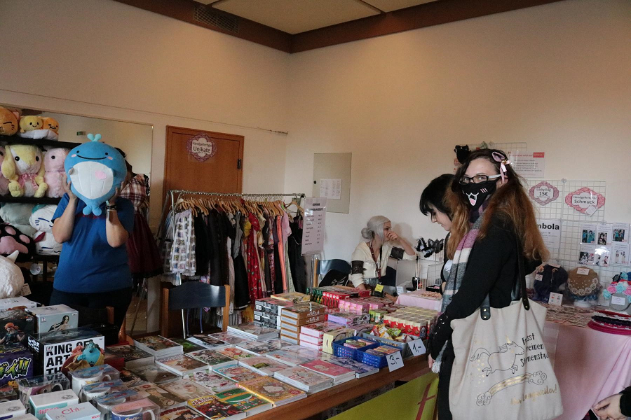 Merchandise-Stand auf Chisana 2018