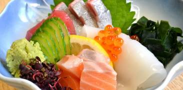 Japanisches Fischgericht