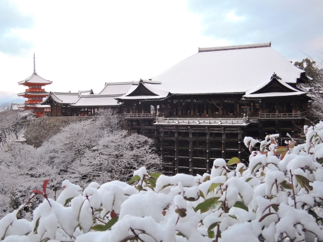 Kiyomizu-dera im Winter