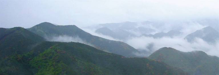 Gebirge in der Kumano-Region