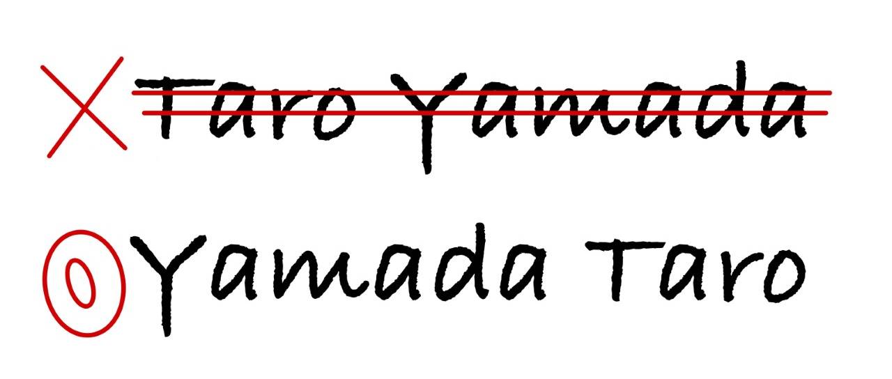Yamada Taro oder Taro Yamada