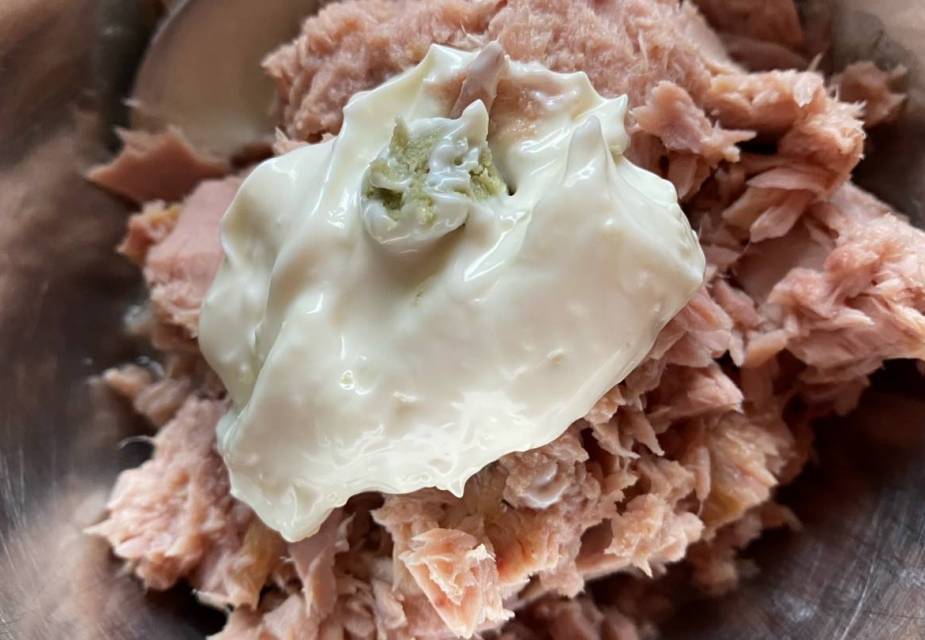 Thunfisch und Mayonnaise