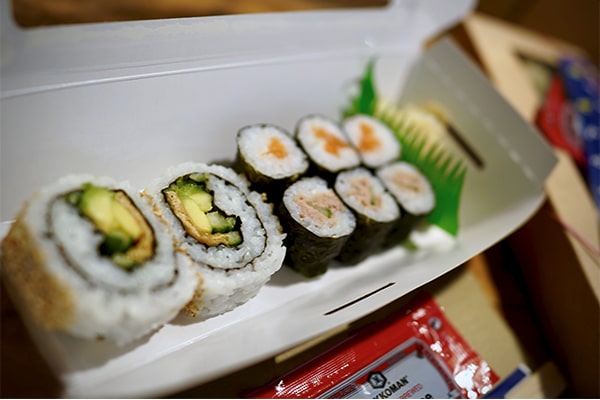 Mini-Sushi-Box des Tages