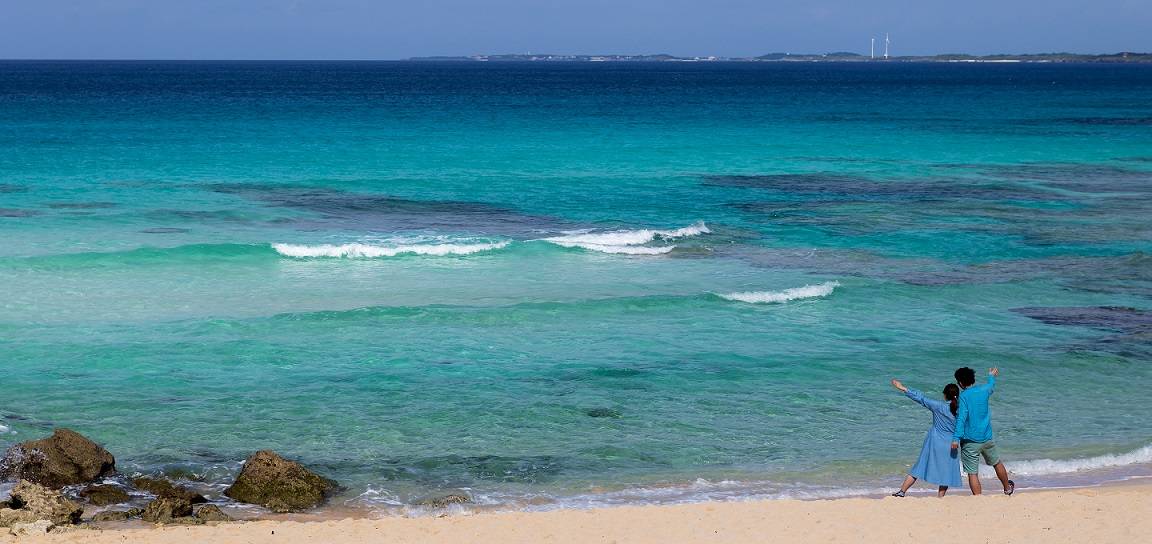 Miyako Blue auf Okinawa