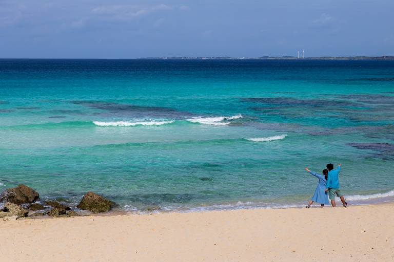 Miyako Blue auf Okinawa