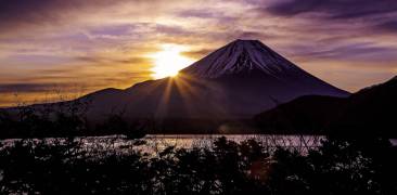 Fuji Sonnenaufgang