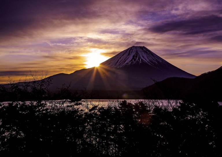 Fuji Sonnenaufgang