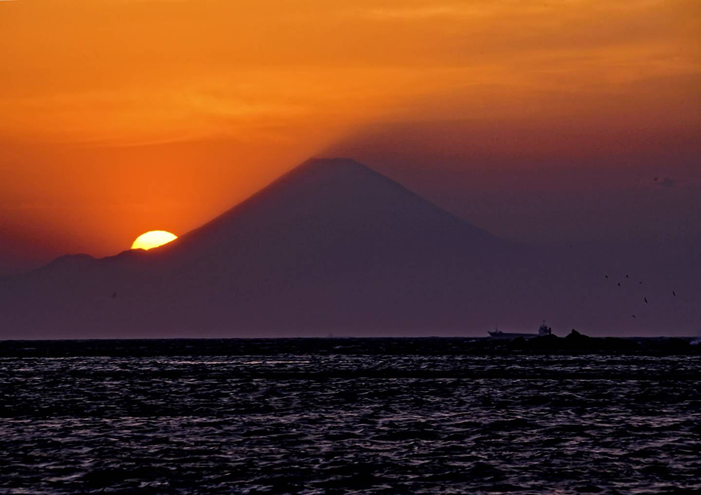 Fuji Sonnenaufgang