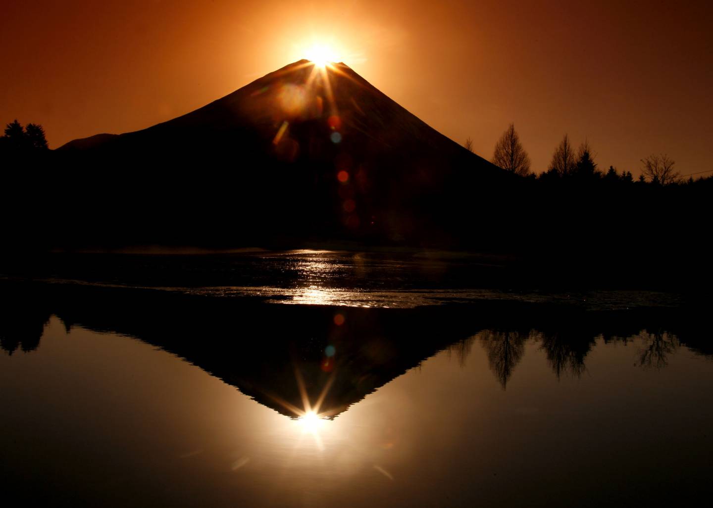 Fuji Sonnenaufgang