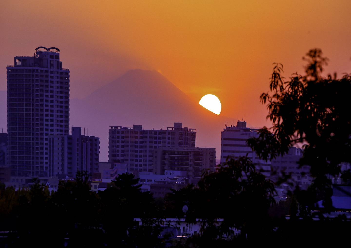 Fuji Sonnenaufgang