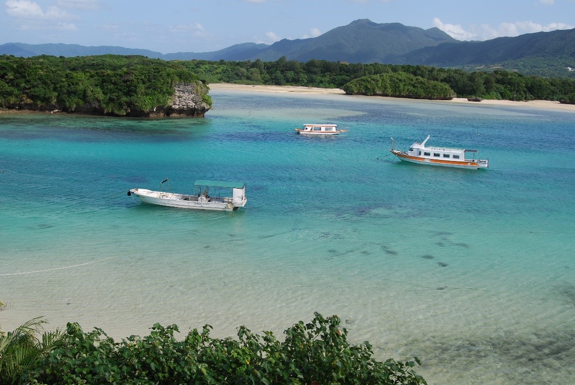 Die Kabira-Bucht auf Ishigaki.