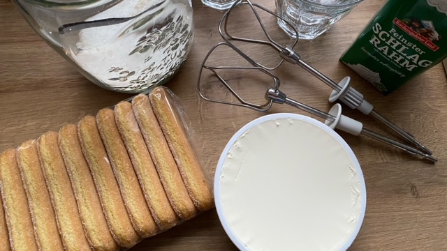 Zutaten für Matcha-Tiramisu