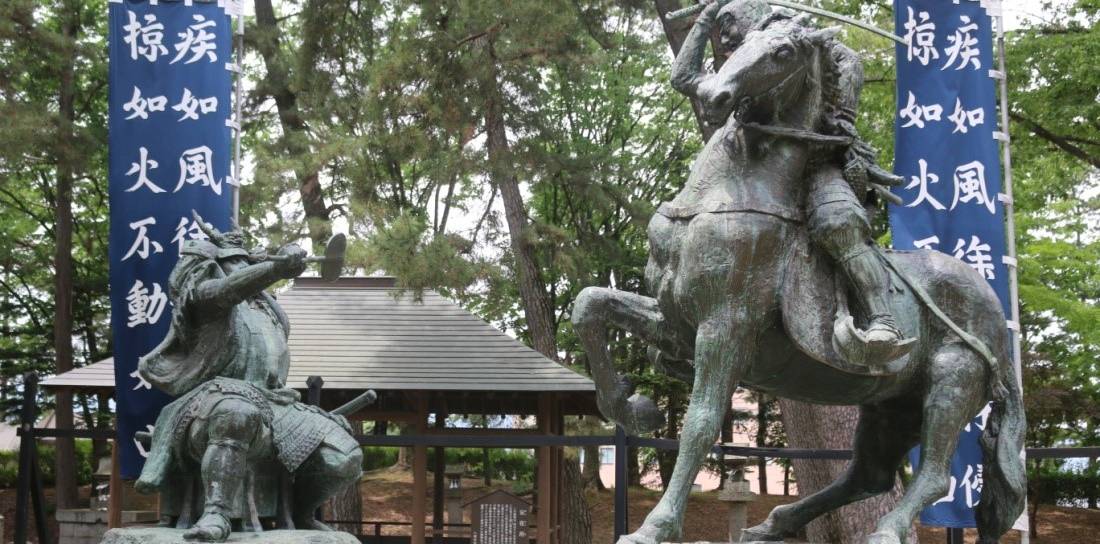 Statue von Uesugi Kenshin