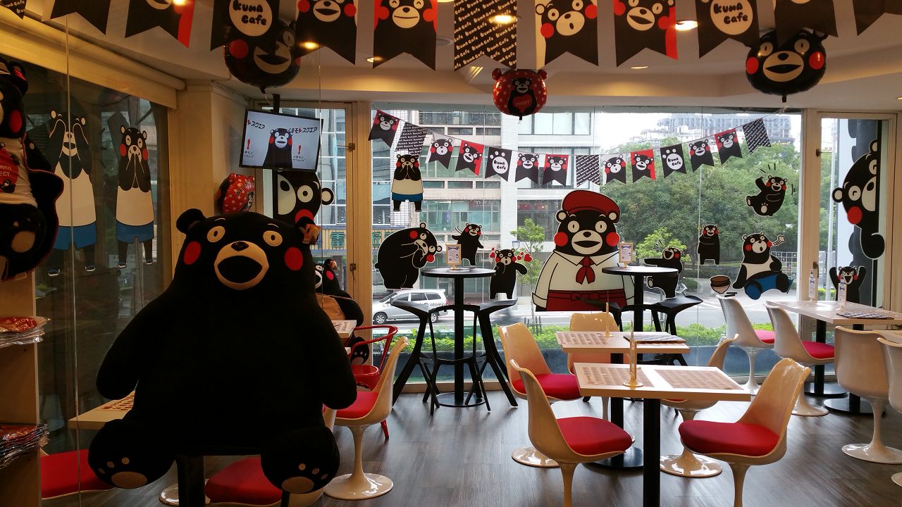 Kumamon Cafe in Taipei