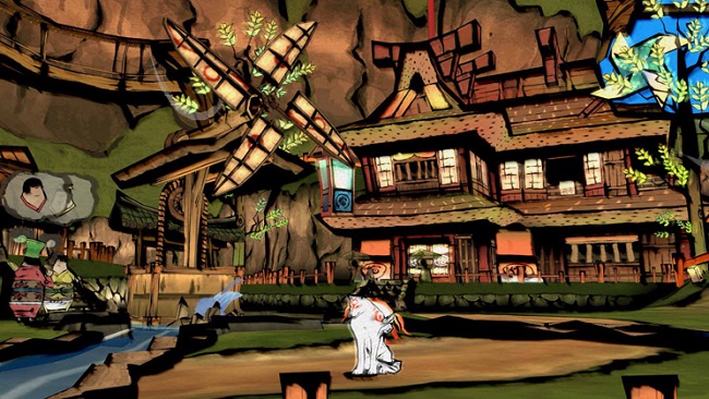 Szene aus dem Videospiel "Ōkami"